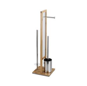 Wenko WENKO 24391100 - WC kartáč RIVALTA 18x70 cm hnědá/bílá/černá