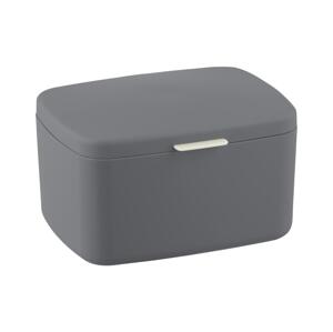 Wenko WENKO 23981100 - Box BARCELONA 19,5x16 cm antracit/lesk. chrom