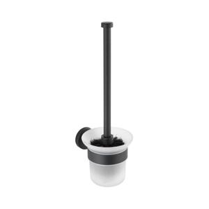 Wenko WENKO 24243100-WC štětka BOSIO BLACK 10x35 cm nerez/stříbrná/satin
