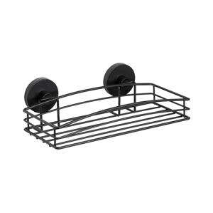 Wenko WENKO 24732100-Polička VACUUM-LOC RUND SCHW 26x14 cm černá