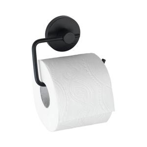 Wenko WENKO 24738100-Držák toaletního papíru VACUUM-LOC RUND SCHW 13,5x10,5 cm černá