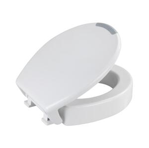 Wenko WENKO 25005100-Toaletní sedátko SECURA 37x44 cm bílá/šedá