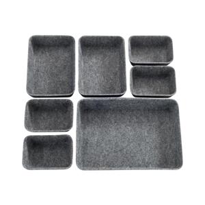 Wenko WENKO 64502100 - Organizér zásuvky FELT 28,5x20 cm šedá