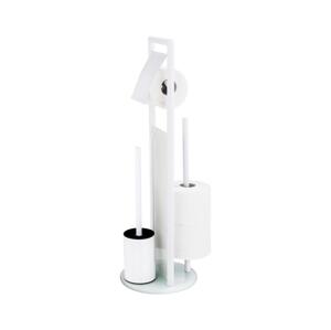 Wenko WENKO 24983800 - WC set RAVINA 20x70 cm nerez/bílá