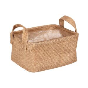 Wenko WENKO 64470100 - Koš JUNA 20x15 cm hnědá