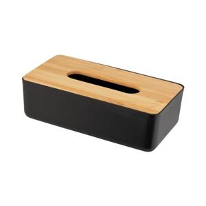 Wenko WENKO 25319100 - Kosmetický box ROTELLO 24x12,7 cm černá/hnědá