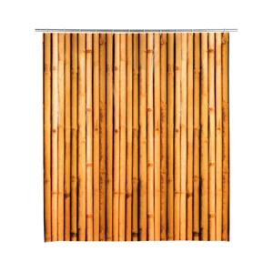 Wenko WENKO 25233100 - Sprchový závěs BAMBUSA 180x200 cm hnědá