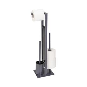 Wenko WENKO 25552100 - WC štětka RIVALTA 18x70 cm šedá/černá