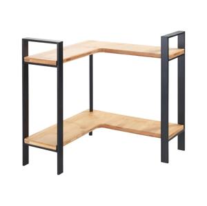 Wenko WENKO 53028100 - Polička LOU 30x33 cm černá/hnědá