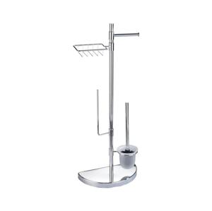 Wenko WENKO 196022500 - Toaletní centrum SPACE MARVEL 34x84,5 cm stříbrná/satin