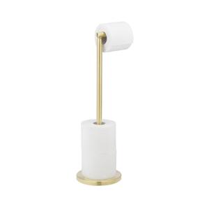 Wenko WENKO 25791100 - Držák toaletního papíru 21x55 cm zlatá/stříbrná