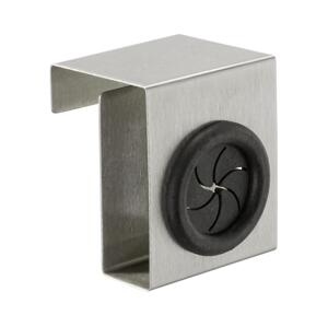 Wenko WENKO 4368060100 - Hák PUSH 5x6 cm stříbrná/černá