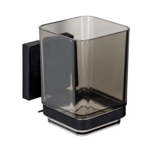 Wenko WENKO 71443800 - Kelímek VACUUM-LOC QUADRO ED 7,5x10 cm černá