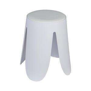Wenko WENKO 26086100 - Stolička COMISO 44,5x46 cm bílá