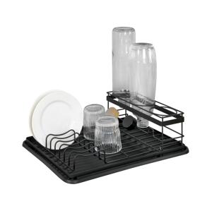Wenko WENKO 54798100 - Odkapávač nádobí AMY 42,5x31,5 cm černá