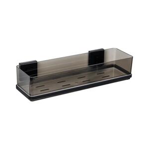 Wenko WENKO 71446800 - Polička VACUUM-LOC QUADRO ED 38,5x14,5 cm černá