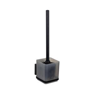 Wenko WENKO 71450800 - WC set VACUUM-LOC QUADRO ED 9,5x37 cm černá