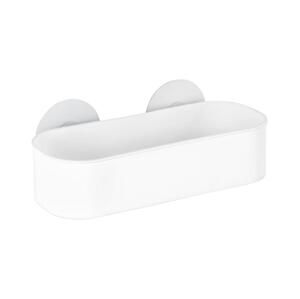 Wenko WENKO 21824100-Police OSIMO KUNSTSTOFF 27x12 cm bílá/čirá