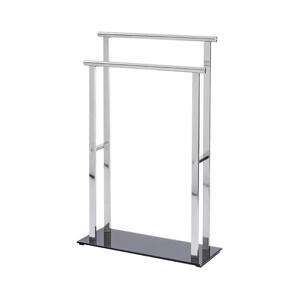 Wenko WENKO 22089100 – Věšák LAVA 52x81,5 cm nerez/stříbrná/černá