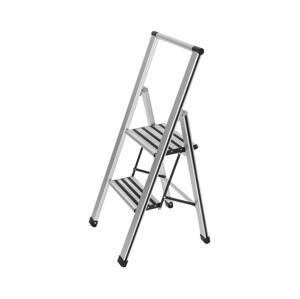 Wenko WENKO 601011100 - Schůdky ALU-DESIGN 44x101 cm stříbrná/černá