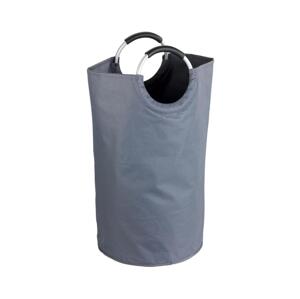 Wenko WENKO 3440803100 - Koš na prádlo JUMBO 38x72 cm antracit/stříbrná/černá