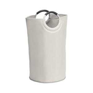 Wenko WENKO 3440001100 - Koš na prádlo STONE 38x72 cm béžová/stříbrná/černá