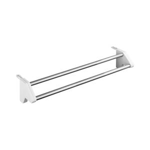 Wenko WENKO 3703100 - Sušák na prádlo TWIN 60x13 cm stříbrná/bílá