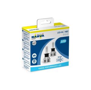 Narva SADA 2x LED Autožárovka H3 PK22s/19W/12V 6500K - Narva 18058RPNVAX2