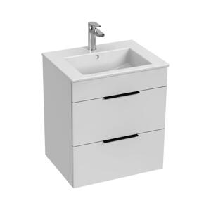 JIKA JIKA H4536121763001 - Koupelnová skříňka s umyvadlem CUBE 60,7x55 cm bílá