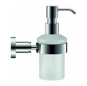 Duravit Duravit 99161000 -Nástěnný dávkovač mýdla D-CODE 390 ml mléčné sklo/lesklý chrom