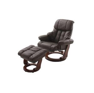 MC Akcent Polohovací křeslo HABI hnědá/ořech 4027207038991