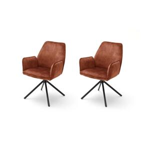 MC Akcent Jídelní židle NEXORO 2 ks červená 4027207171780