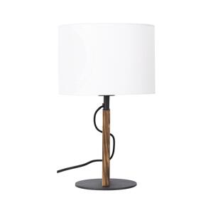 Stolní lampa PINUS 1xE27/40W/230V bílá/dřevo