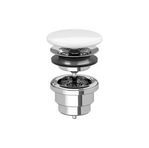Villeroy & Boch 68080001 - Umyvadlová výpusť keramika/lesklý chrom 68080001