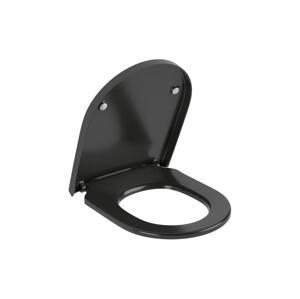 Villeroy & Boch 8M42S1R7 - Záchodové prkénko SoftClose SUBWAY černá 8M42S1R7