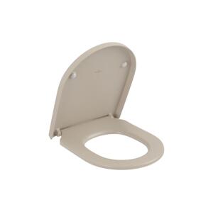 Villeroy & Boch 8M42S1AM - Záchodové prkénko SoftClose SUBWAY 3.0 béžová 8M42S1AM