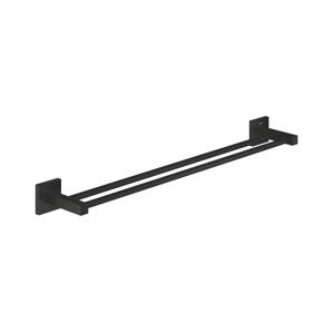 GROHE GROHE 411042430 - Dvouramenný držák na ručníky START CUBE 654 mm černá