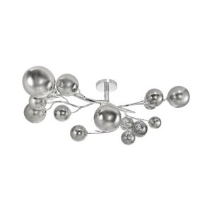 Brilagi Brilagi - LED Přisazený lustr MISTEL 15xG9/3W/230V lesklý chrom/kouřová