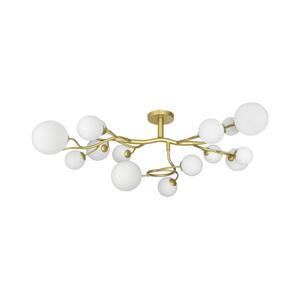 Brilagi Brilagi - LED Přisazený lustr MISTEL 15xG9/3W/230V zlatá/bílá