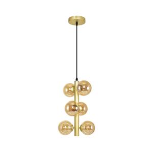 Brilagi Brilagi - LED Lustr na lanku MILLA 6xG9/3W/230V zlatá