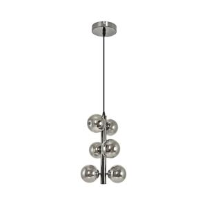 Brilagi Brilagi - LED Lustr na lanku MILLA 6xG9/3W/230V lesklý chrom/kouřová