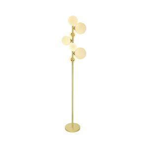 Brilagi Brilagi - LED Stojací lampa MILLA 7xG9/3W/230V zlatá/bílá