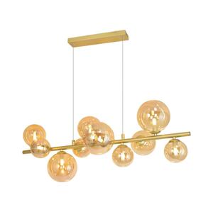 Brilagi Brilagi - LED Lustr na lanku MILLA 10xG9/3W/230V zlatá
