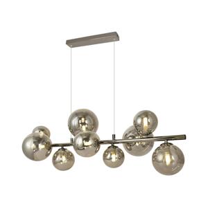 Brilagi Brilagi - LED Lustr na lanku MILLA 10xG9/3W/230V lesklý chrom/kouřová