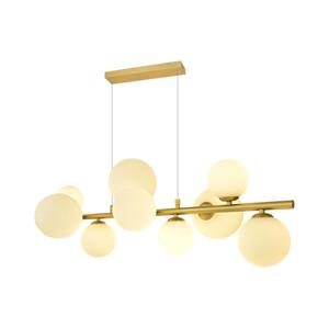 Brilagi Brilagi - LED Lustr na lanku MILLA 10xG9/3W/230V zlatá/bílá