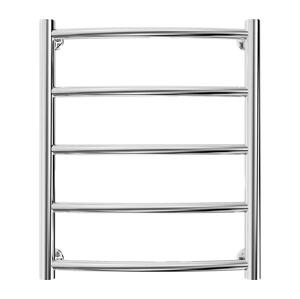 Mario-Radiators Koupelnový žebříkový radiátor CLASSIC 88W/230V 50x43 cm nerez/lesklý chrom