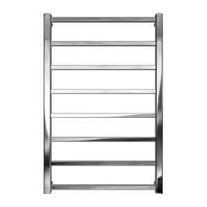 Mario-Radiators Koupelnový žebříkový radiátor TOKIO 174W/230V 80x53 cm nerez/lesklý chrom