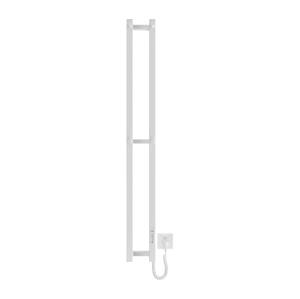 Mario-Radiators Koupelnový radiátor HF SLIM 80W/230V 117x14 cm bílá hranatý