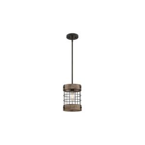 Westinghouse Westinghouse 61180 - Lustr na lanku LANGSTON 1xE27/60W/230V borovice