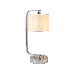 Endon Endon 57917 - Stmívatelná stolní lampa CANNING 1xE14/40W/230V lesklý chrom/bílá